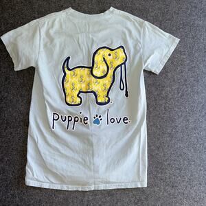 New PUPPIE LOVE ANCHOR FILL PUP T SHIRT Size S